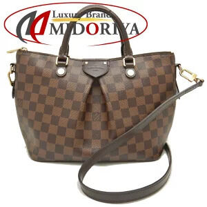 LOUIS VUITTON Damier Siena Handbag Ebene